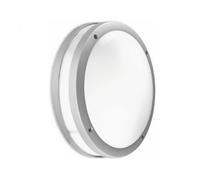 Ura Applique lampada da soffitto tonda Ø 28 IP54 esterno alluminio GES291