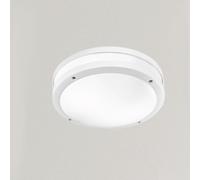 Ura Applique lampada da soffitto tonda Ø 28 IP54 esterno bianco GES293