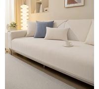 UracOn Copridivano Magnetico - Non-Slip Couch Cover Divano Fodera per Divano Angolare a l 3/2/4 Posti - Copri Divano Lavabile - Adatto a Tutte le Stagioni (Beige - 90 x 160cm)