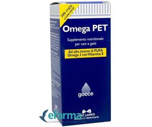 Uraderm Nbf Lanes Omega Pet Gocce Integratore Di Omega 3 Cani E Gatti 100 ml