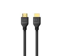 uRage Cavo HDMI 8K, 2 m, 60 Hz, ultra HD, ad alta velocità, 48 Gbps, con trasmissione di rete Ethernet, connettori placcati oro, schermato, ideale per videogiochi e PC, nero