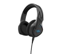 uRage Cuffie da gioco per microfono (cuffie over-ear Gamer, certificate DTS X, Micro Flip to Mute, cavo USB-A Uflex rimovibile, cuffie microfono ottimizzate per PC e PS5) nero