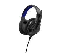 uRage Cuffie da gioco per microfono (cuffie over-ear Gamer, certificate DTS X, Micro Flip to Mute, cavo USB-A Uflex rimovibile, cuffie microfono ottimizzate per PC e PS5) nero
