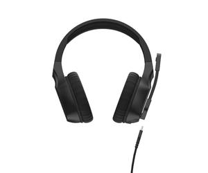 uRage Cuffie da gioco per microfono (cuffie over-ear Gamer, certificate DTS X, Micro Flip to Mute, Cavo Jack Uflex Rimovibile, Cuffie Micro Multipiattaforma PC/PS/Xbox/Nintendo Switch) Nero