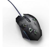uRage Mouse da Gioco Bullet Ottico Cavo Gamer Mouse Illuminato 6 Tasti 3000