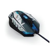 uRage Mouse da Gioco Morph Scifi Gamer Cavo Mouse PC LED 2400dpi 6 Tasti Omron
