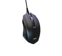 uRage Mouse da gioco "Reaper 800 8K" (mouse cablato, sensore pixel 26.000 DPI, frequenza di polling 8.000 Hz, 11 tasti programmabili, switch TTC-Golden 80 milioni di clic, cavo rimovibile, RGB) nero