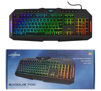 uRage Tastiera Gaming Semi-Mechanical RGB LED Meccanica Tastiera Tedesca Layout