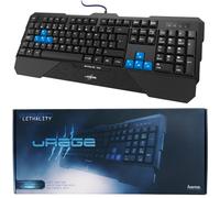 uRage USB Gioco Tastiera Lethality Qwerty UK GB Iso Inghilterra Keyboard-Layout