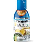 Uragme Forhans Puro Drenante 5 Azioni con Baobab 500 ml - Integratore drenante
