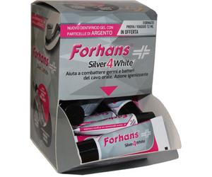 uragme srl Dentifricio silver 4 white forhans 12 ml