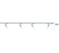 URail, Energy-saving bulb set, 4x9W, Pherus 230V, E14, Chrome
