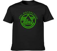 Ural Motorcycles Retro Men's T Shirt Unisex Tee Clothing Black S