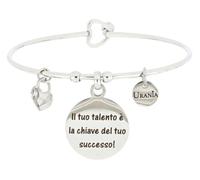 Urania Preziosi - BRACCIALE PENSIERO IN ACCIAIO IL TUO TALENTO E' LA CHIAVE DEL BRK443