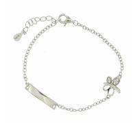 Urania Preziosi - BRACCIALE TARGA IN ARGENTO 925 FARFALLA B0495