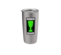 Uranium Collector Spicy Glass Antique Vaseline Bicchiere termico in acciaio inox doppia parete