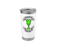 Uranium Glass Collector Stay Spicy Vaseline Glass Bicchiere termico in acciaio inox doppia parete