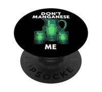 Uranium Glass Hunter Don't Manganese Me Funny PopSockets PopGrip Adesivo