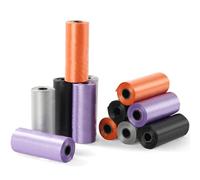 URAQT 12 Rotoli di Sacco per Spazzatura per Auto, Mini Sacco per Spazzatura per Auto, con Design Discreto Nero Resistente agli Strappi