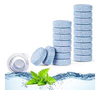 URAQT 18pcs Pastiglie Lavavetri Effervescenti Auto, Pastiglie Effervescenti da Auto Vetro, Pastiglie Lavavetri Auto, Detergente per Pulizia Parabrezza Auto per Vetri, Schermi, Prodotti in Vetro