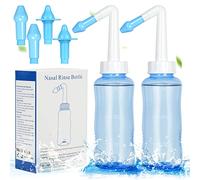 URAQT 2 Pezzi Neti Pot, 300ml Neti Pot Kit Lavaggio Nasalecon