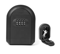 URAQT Cassaforte per Chiavi Montata a Parete, Cassaforte per chiavi,Cassafortes Porta Chiavis da Esterno con 4 Cifre Combinazione Codice,Cassetta di Sicurezza a Chiave Impermeabile per luoghi nascosti