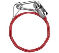 URAQT Cavo Sicurezza Rimorchio, 1 M Cavo di Sicurezza per Rimorchi e Caravan, con Moschettone, Carico di Rottura 150 kg, Acciaio Inossidabile Freno per Rimorchio, Diametro del Filo 4mm
