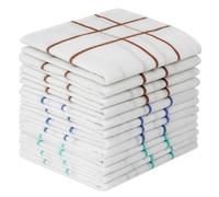 URAQT Fazzoletti da Uomo 12 Pezzi, 40x40cm, 100% Cotone, per Matrimonio e Business