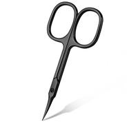 URAQT Forbici per Unghie, Forbici per Cuticole, Forbicina Professionale Unghie Forbicina Manicure Taglia Cuticole per Professionale e Domestico, Nero