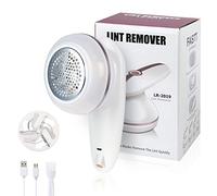 URAQT Levapelucchi Elettrico, Rasoio con Lama Extra e Spazzola, Ricaricabile USB per Maglione, Coperta, Cotone, Lana, Cashmere (Oro Rosa)