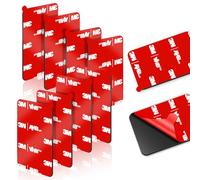 URAQT Nastro Biadesivo Extra Forte, 10 pcs Impermeabile Tampone Biadesivo,Realizzato in Nastro 3M vhb 5952,Nastro Adesivo di Montaggio Forte,Resistenza,Alle Alte Temperature,per Casa,Ufficio(44*34mm)