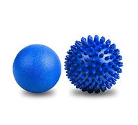 URAQT Palline Massaggio 2 Palle, Palline Massaggio e Lacrosse Ball, Sfere da Massaggio per Deep Tissue Massaggio, Fisioterapia, Rilascio Miofasciale, Auto-massaggio