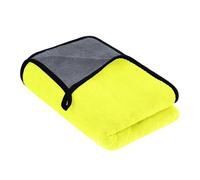 URAQT Panno in microfibra per auto, 90x60cm 500GSM Microfibra Ultra Assorbente, Professionale Super Assorbenti Morbidi Panno Asciugatura, senza pelucchi, per auto, moto, pulizia, casa, cucina, Giallo