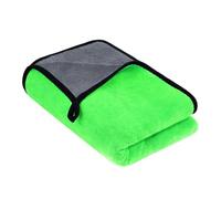 URAQT Panno in microfibra per auto, 90x60cm 500GSM Microfibra Ultra Assorbente, Professionale Super Assorbenti Morbidi Panno Asciugatura, senza pelucchi, per auto, moto, pulizia, casa,cucina, Verde