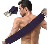 URAQT Scrubber per la Schiena, Spazzola Posteriore Doccia Massaggio Della Schiena, Scrubber Schiena Doccia Esfoliante Sul Retro, Migliora la Pelle, Unisex(Viola intenso)