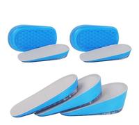 URAQT Solette Rialzate per Altezza in Gel - Invisibile Traspirante Confortevole Tallone Aumentando per Uomo