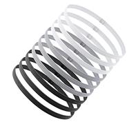 URAQT Sport Fascia Capelli Antiscivolo, 9 Pezzi Sportiva Fasce per Capelli Sottile, Sport Fasce Sottile per Donna Uomo, Fascia Elastica Capelli Sottile per Sport,Yoga, Fare Jogging, Calcio