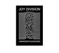 URAUIH Poster da parete con album Joy Division Unknown Pleasures, per camera da letto e soggiorno, 60 x 90 cm, senza cornice