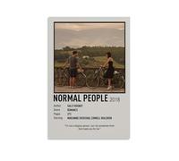 URAUIH Poster della serie Normal People, per camera da letto e soggiorno, stile Art Deco, 20 x 30 cm, senza cornice