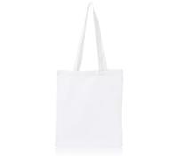 URBAN 5884 Borse Shopper Cotone 38x42cm, Borse in Cotone non Stampate, Manici Lunghi, Sacchetti per la Spesa Riutilizzabili, Set di Borse da Stampare o Dipingere