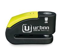 URBAN 999 Blocca Disco per Moto Senza/Con Allarme Hi-Tech 120dB, Antifurto Moto Omologato SRA Massima Sicurezza, Warning Sensibilità A+, Acciaio Carbono, Lucchetto Bloccadisco Doppio Bloccaggio 14mm