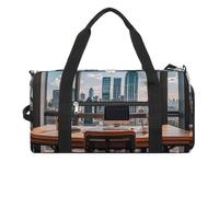 Urban Architecture - Borsa da palestra per uomo e donna, impermeabile, grande borsone per allenamento da viaggio