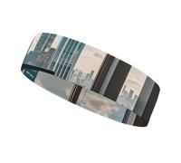Urban Architecture, fascia per capelli sportiva per donne e uomini, adatta a tutte le dimensioni della testa, ultra assorbente e antiscivolo, per corsa, yoga, palestra