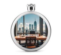 Urban Architecture - Fiaschetta per liquori, in acciaio inox, a prova di perdite, portatile, per esterni, campeggio, viaggi, regali