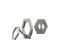 URBAN ARMOR GEAR Anello/supporto/supporto magnetico per custodie magnetiche [ruotabile a 360 gradi, può essere impostato in formato verticale e orizzontale, forti magneti] titan