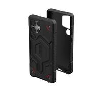Urban Armor Gear Case Monarch Pro Samsung Galaxy S25 Ultra Custodia (Anello magnetico, Designed for Samsung certificato, Ricarica wireless compatibile, 6m Protezione) kevlar nero