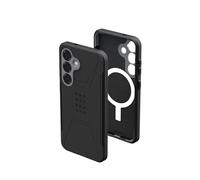 Urban Armor Gear Civilian Case Samsung Galaxy S25 Custodia (Designed for Samsung, Ricarica wireless compatibile, Resistente alle cadute) nero