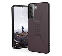 Urban Armor Gear Civilian Custodia protettiva per Samsung Galaxy S21+ (Plus) 5G (6,7") - (Cover compatibile ricarica wireless, Resistente alle cadute, Bumper ultra sottile) - viola (eggplant)
