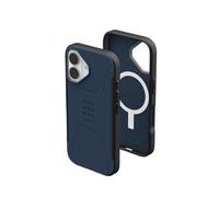 Urban Armor Gear Civilian MS Case compatibile con Apple iPhone 17 Custodia (Ricarica wireless/magnetica, Resistente alle cadute, Bordo rialzato) mallard (blu)