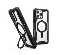 URBAN ARMOR GEAR Custodia Plasma XTE per Apple iPhone 16 Pro Max Custodia Kickstand (Ricarica wireless/magnetica compatibile, custodia del cellulare apribile, 6m protezione) nero/trasparente